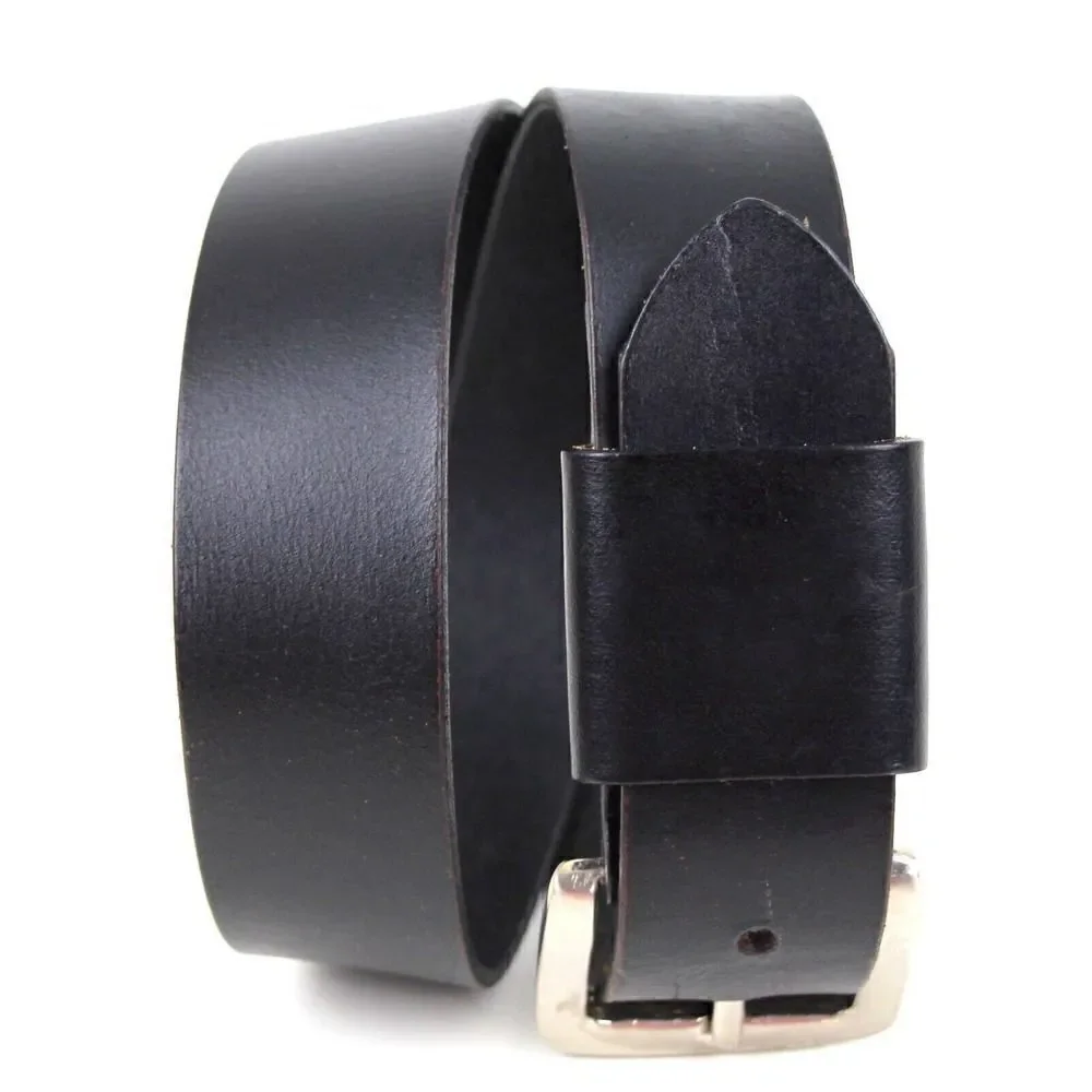 SADDLE BLACK GENUINE LEATHER 1.5